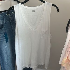 Madewell White tank! Super soft!